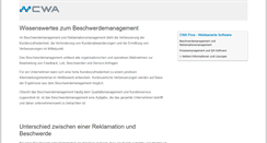 Desktop Screenshot of beschwerde-management.com